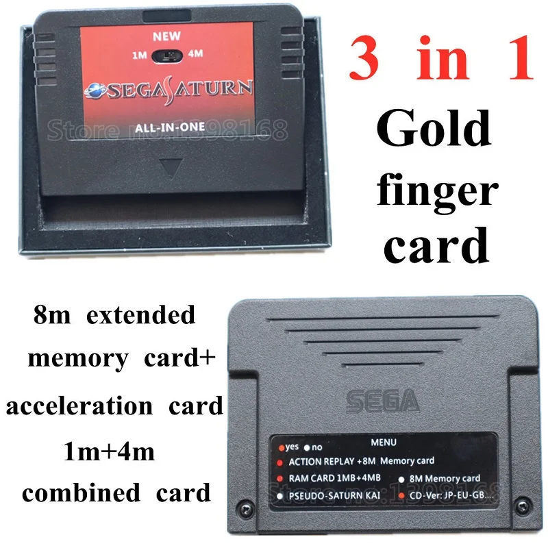 New Original ALL IN One SEGA SATURN SD Card Pseudo KAI Games Video Used with Direct Reading 4M Accelerator Function 8MB Memory |