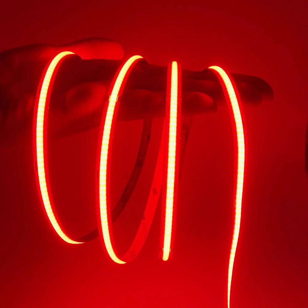 Светодиодная светильник та COB гибкая лента высокой плотности 384 светодиодов 528