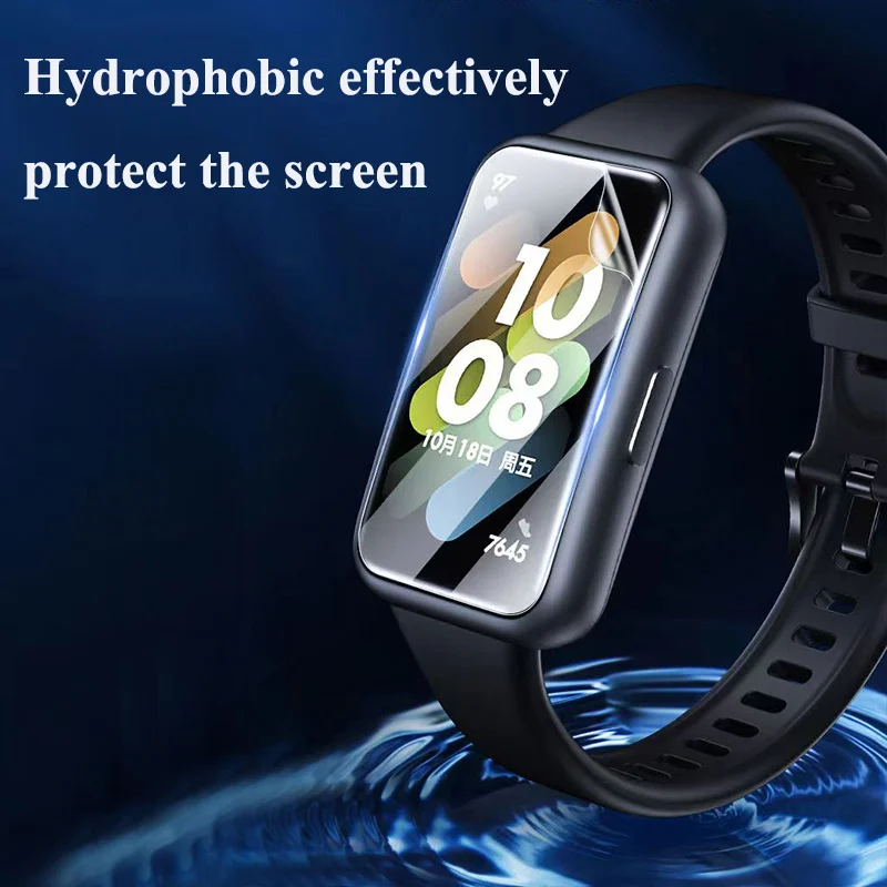 3D Curved Fit Full Screen Protector Film for Huawei Band 8 Clear Soft Protective Film Not Glass for Huawei Band 8 NFC 1-5Pcs