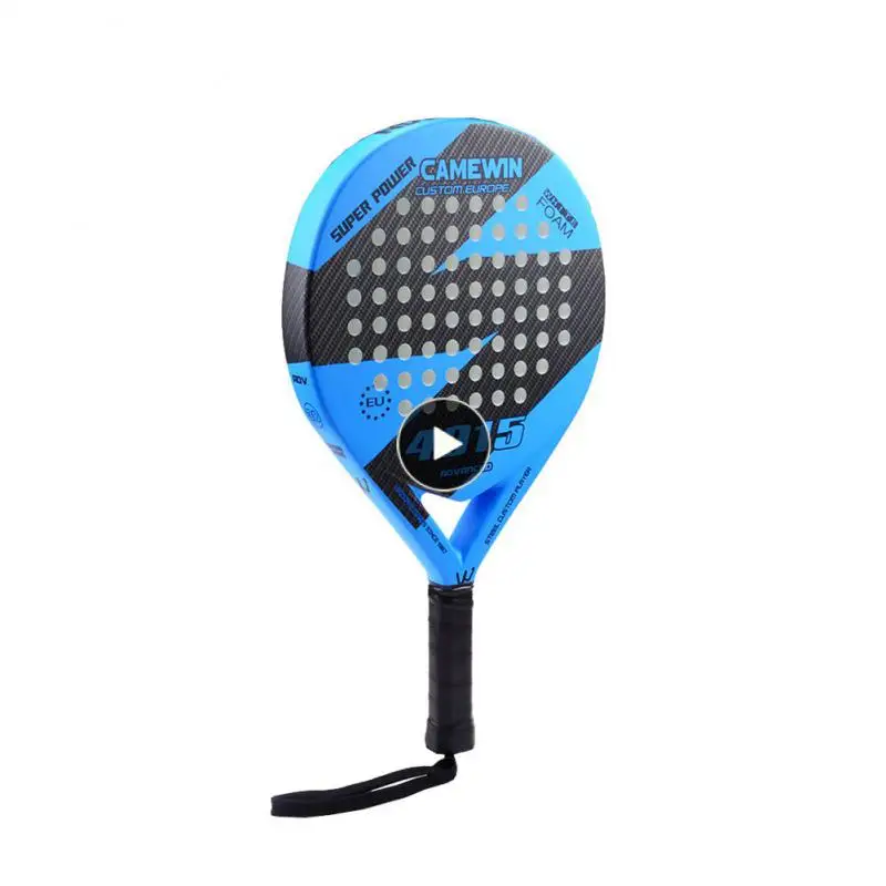 

Professional Beach Racket Unisex Full Carbon Beach Tennis Paddle Racket EVA Face Tennis Raquete Dunlop Racket Equipment