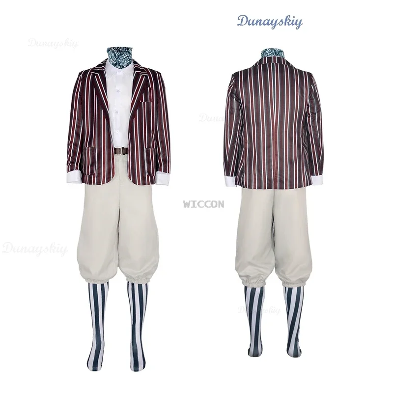 Костюм Willy Oompa Loompas для взрослых и детей Willie Wonca косплей Umpa Lumpa костюм из фильма