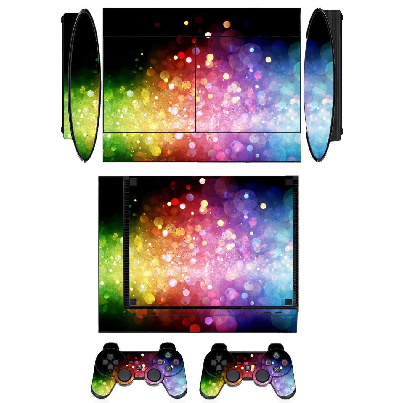 Виниловая наклейка COOL COLOUR Rainbow 1333 для Sony PS3 Super Slim