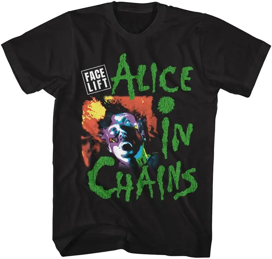 Alice in Chains Facelift Tour ➑ Футболка с короткими рукавами и принтом спереди сзади для