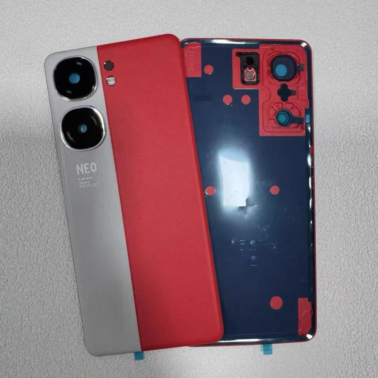 Фото Ремонтный комплект A+++ для Vivo iQOO Neo 9 Pro Neo9: задняя крышка корпуса, стеклянная задняя панель, корпус + линза камеры №4