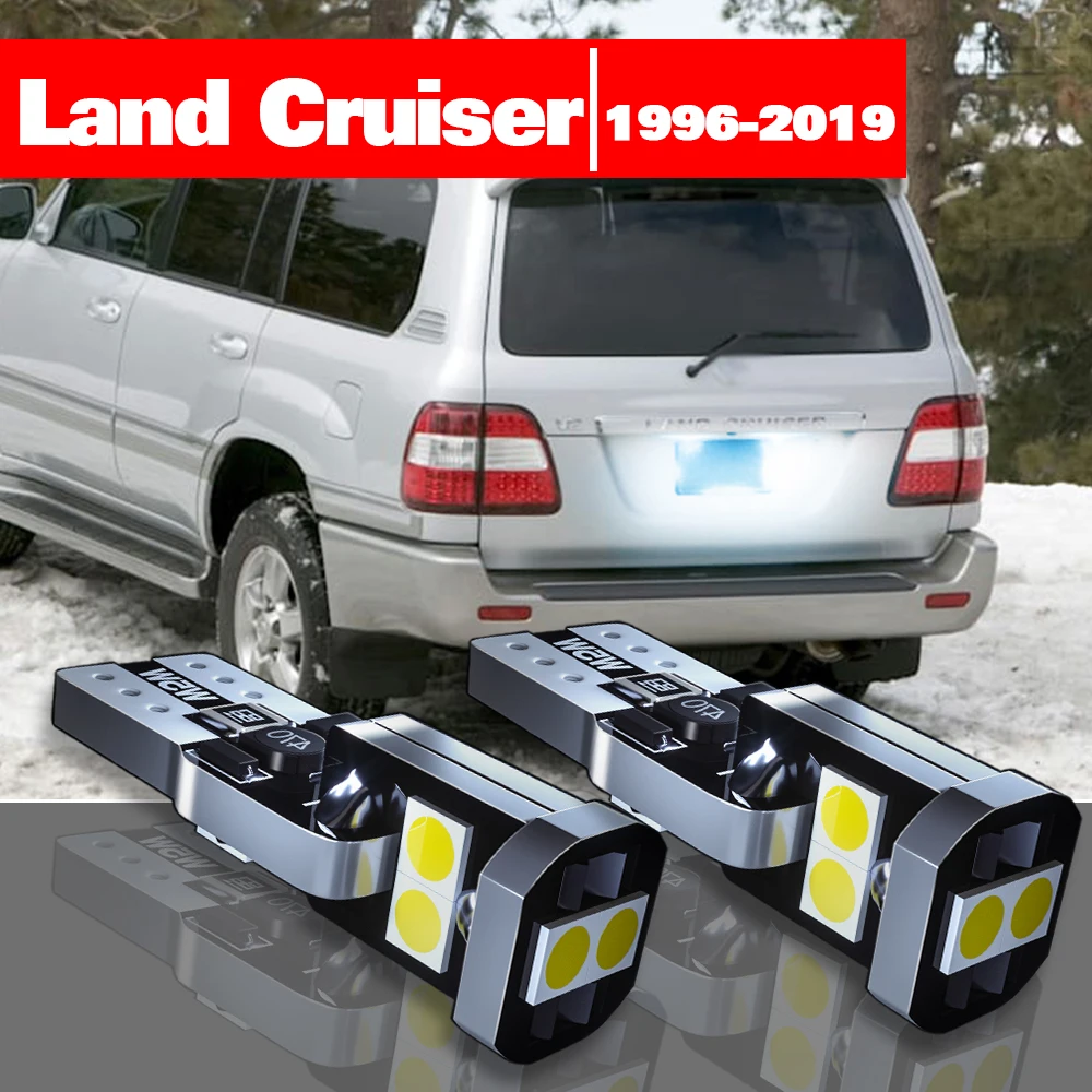 Аксессуары для Toyota Land Cruiser 100 200 1996-2019 2 шт. светильник номерного знака 2006 2008 2009 2012 2013