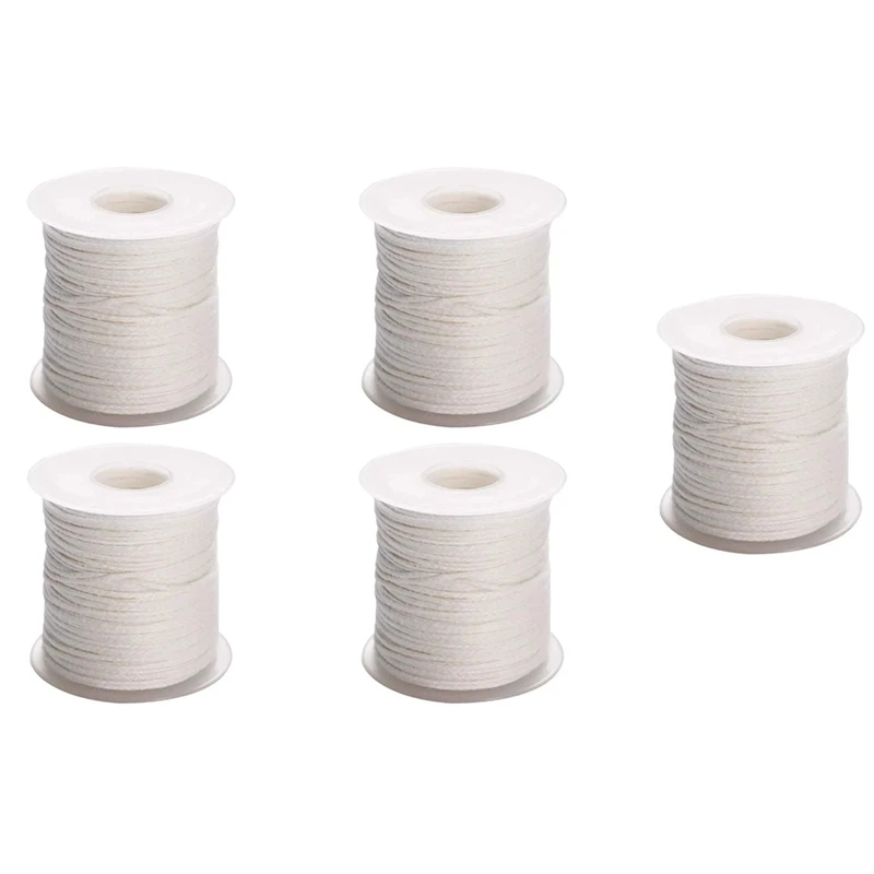 Фитиль для свечей белый 200 фута/61 метр