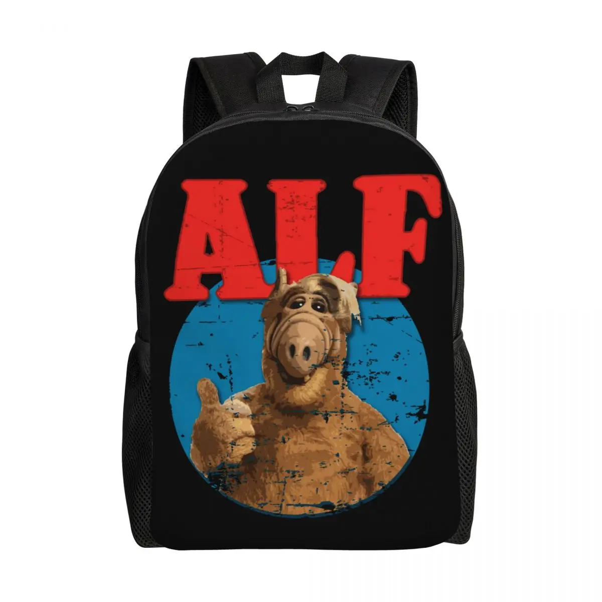 

Дорожный рюкзак ALF для женщин и мужчин, школьный рюкзак для ноутбука, Забавный школьный рюкзак Tv Gordon Shumway Sitcom Cat Series Alien, студенческие рюкзаки для колледжа