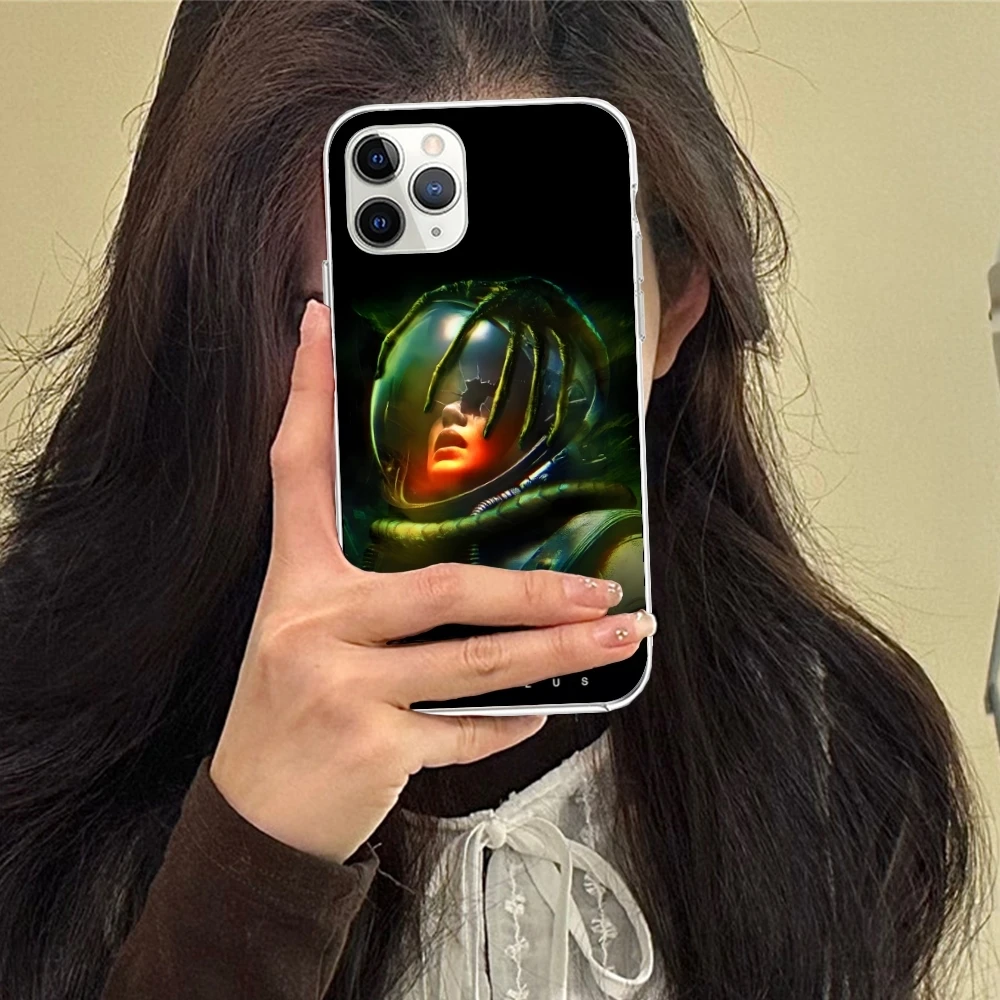 Чехол для мобильного телефона Cool Alien Romulus iPhone 15 14 13 12 11 X XR XS 8 Pro Max Plus мини-прозрачный