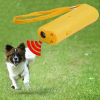 anti barking device pet training supplies 3 in 1 portable control trainer lighting led ultrasonic without battery
