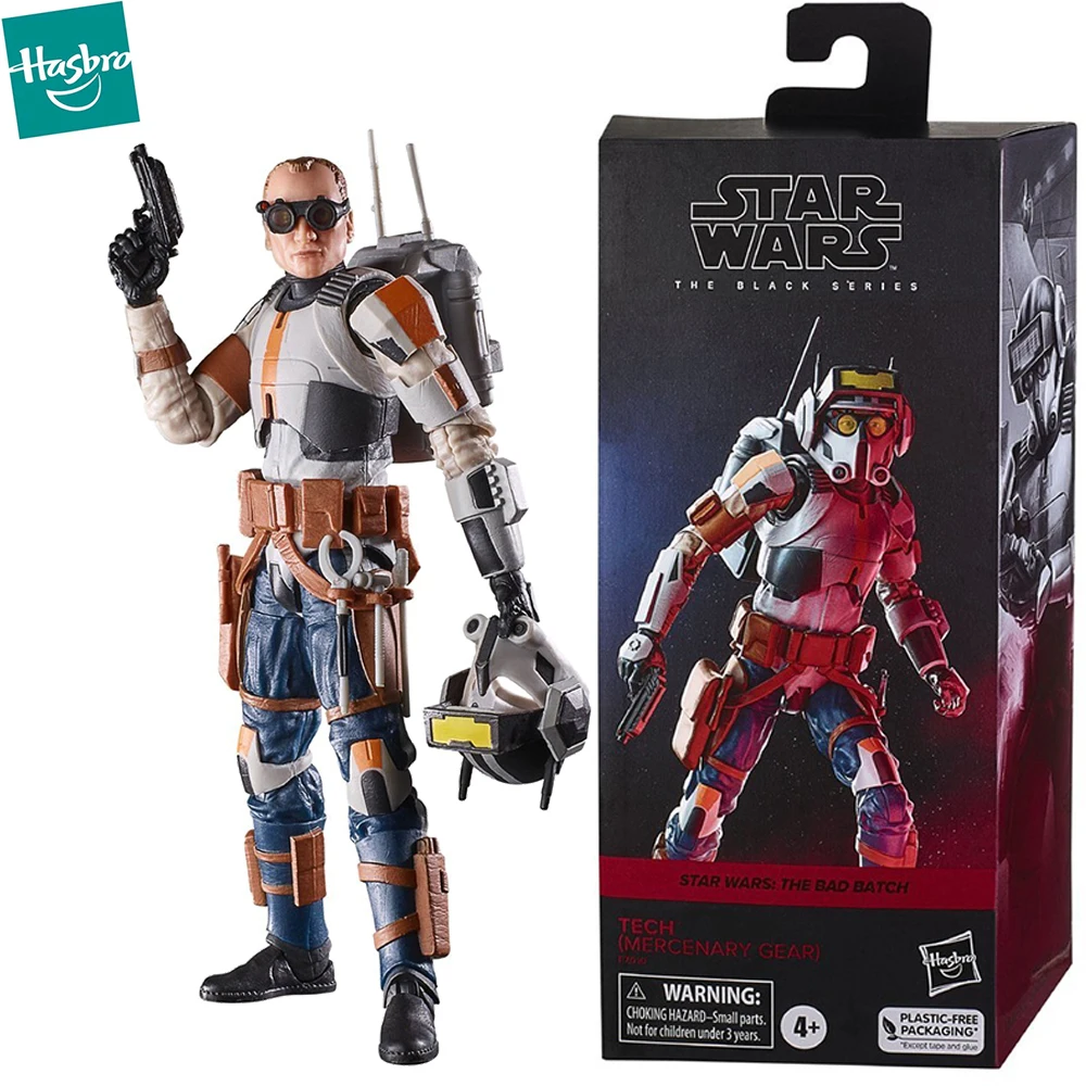 

In Stock Hasbro Walmart Star Wars The Bad Batch THE BLACK SERIES Tech Mercenary Gear Action Figure Collectible Model Toys
