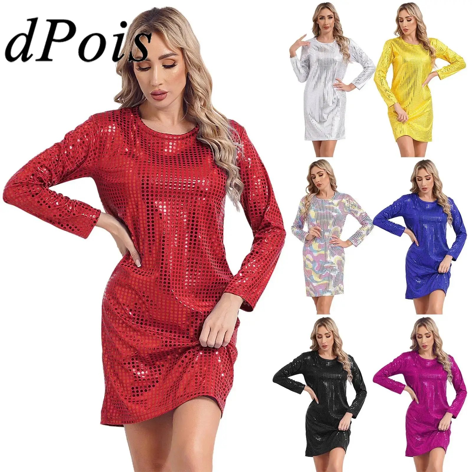 Футболка женская с длинным рукавом топ в металлический горошек уличная одежда