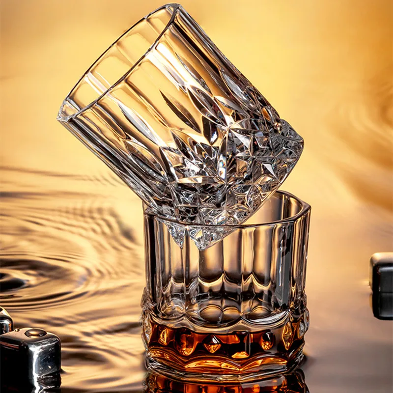 

Crystal Glass Set Creative European Classic Whisky Cup Home Beer High-end Wine Glasses Clear Transparency Drinking Shot Glass