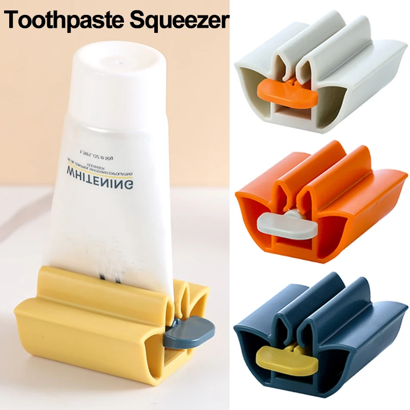 

Manual Toothpaste Tube Squeezer Plastic Cleansing Cream Squeeze Clips Saving Toothpaste Dispenser Home Bathroom Supplies