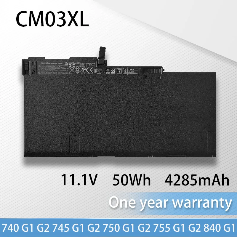

Новый аккумулятор CM03XL для ноутбука HP ZBook 14 G2 15u Series E7U244A CM03 CO06 HSTNN-111C-4/5 HSTNN-L11C-5 716723-271 717376-001 50wh