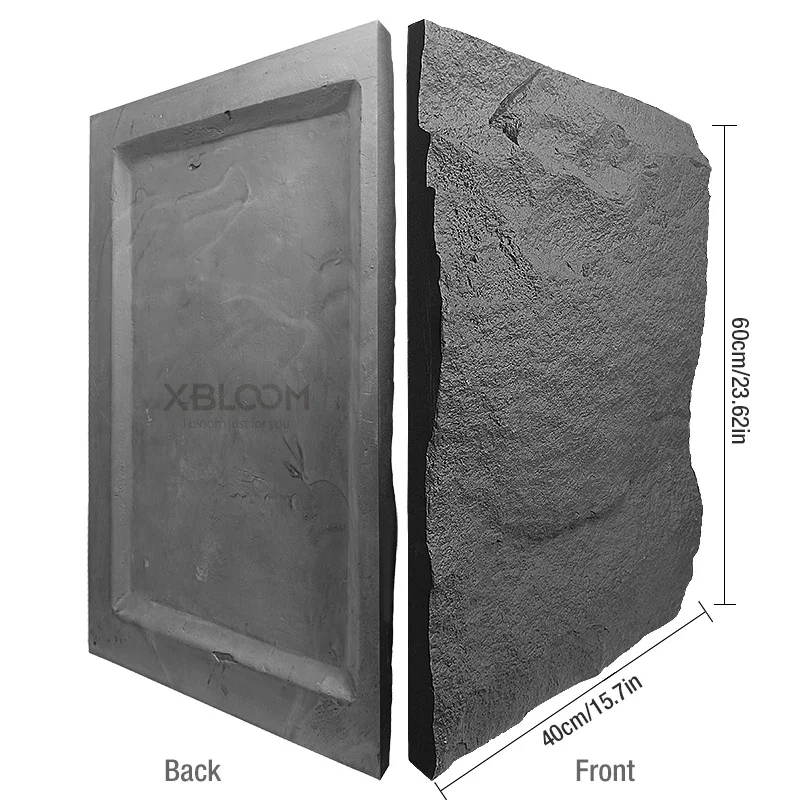 Фото 60x40 см коробка каменная текстура 3D стеновая панель ромб резка декор гостиная обои росписи каменный кирпич 3D стикер на стену водостойкий №4