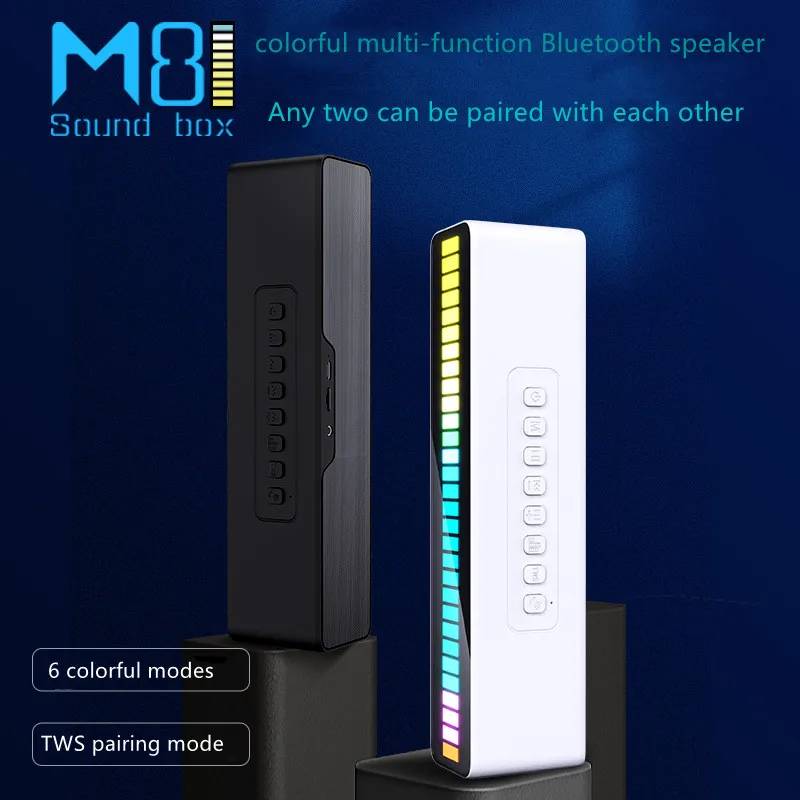 

Беспроводная bluetooth-Колонка M8, TWS, с поддержкой AUX и FM-радио