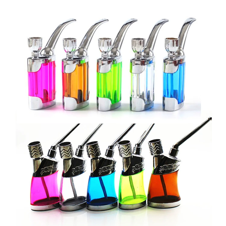 

Portable Bottle Water Pipe Mini Hookah Shisha for Health Cigarette Tobacco Smoking Pipes Men Gift Metal Smoke Filtration Filter