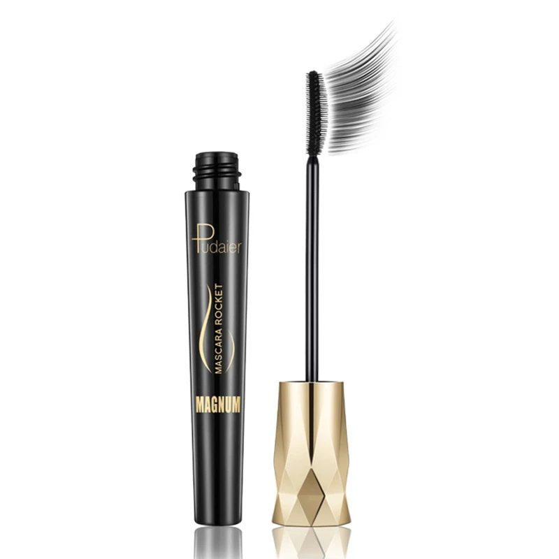 

4D Fiber Mascara Long Eyelash Silicone Brush Curling Lengthening Mascara