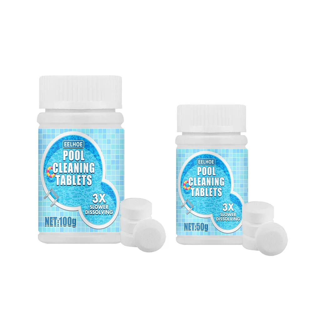 

Таблетки для очистки бассейна с шипучим хлором, очиститель для бассейна, аксессуары для очистки наружной горячей ванны, спа