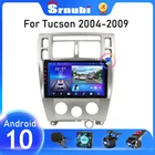 Автомобильное радио Srnubi, Android 10, для Hyundai Tucson 2004, 2005, 2006-2009, мультимедийный видеоплеер, GPS-навигация, 2 Din, Wi-Fi, головное устройство