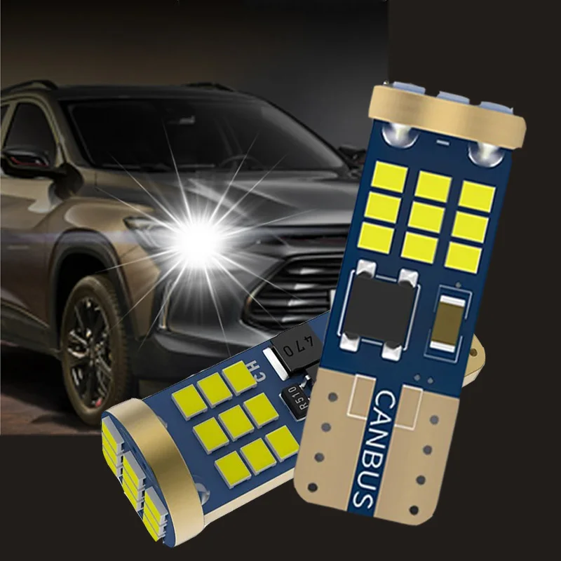 

10 шт., автомобильные лампы Canbus T10 W5W 2016SMD