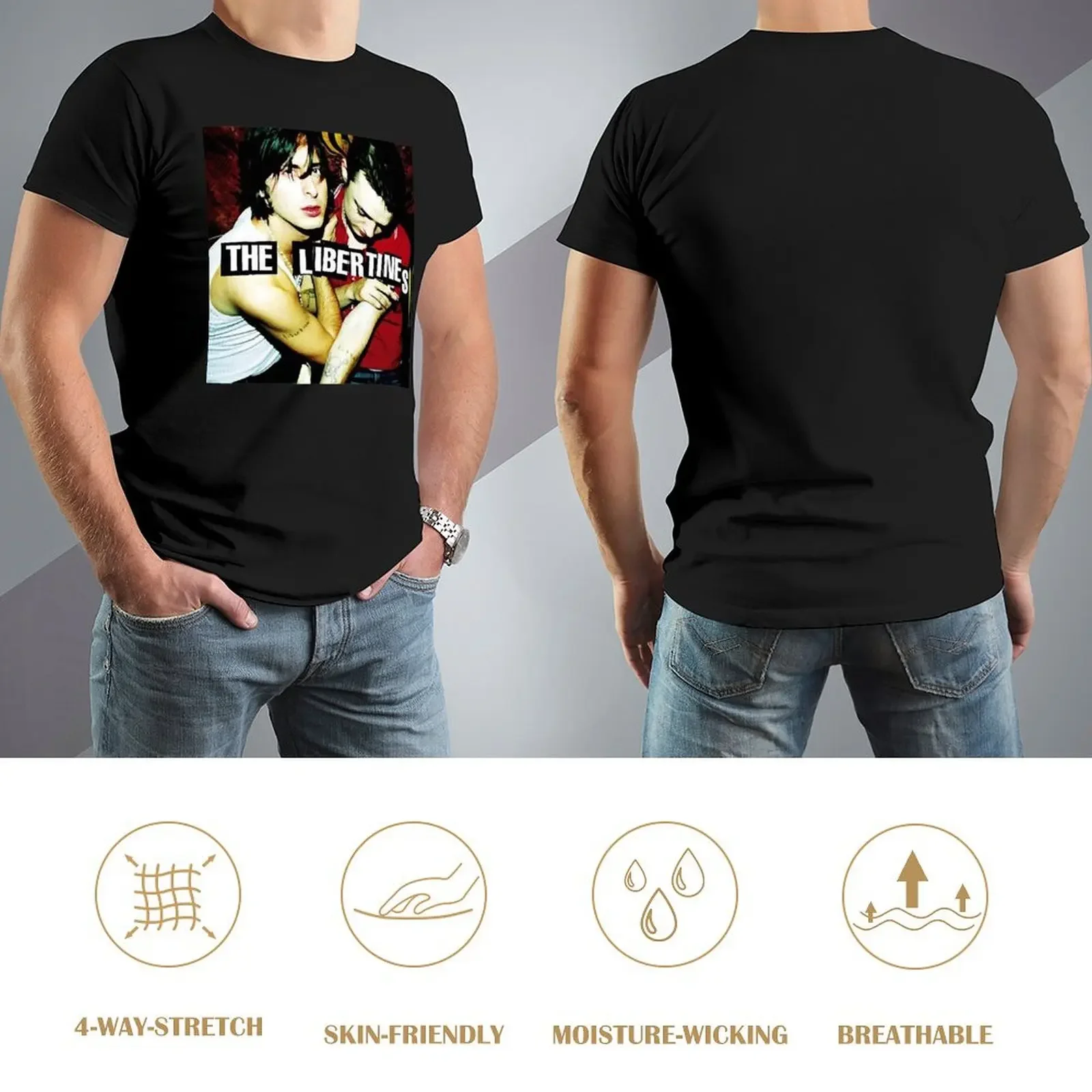 Футболка The Libertines футболка большого размера с рисунком модные рубашки роскошная