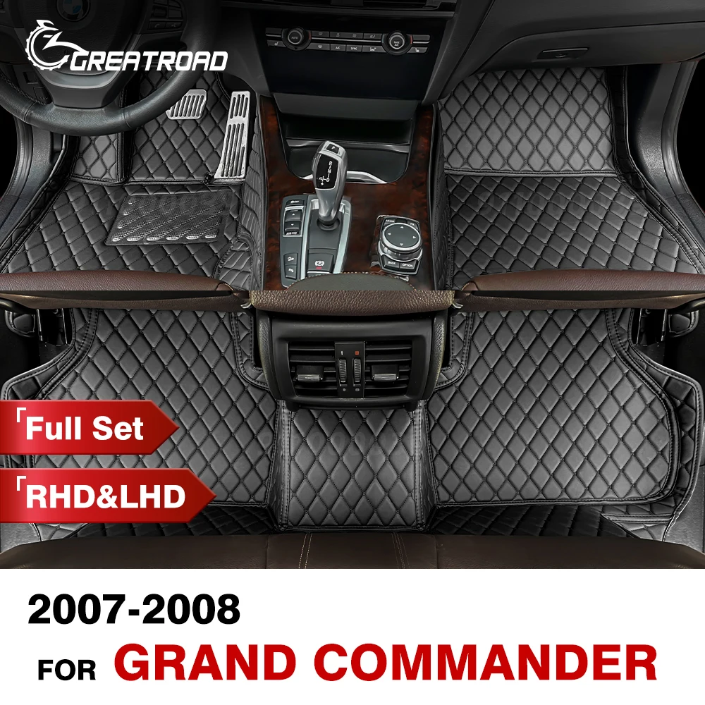 Автомобильные коврики для Jeep Grand Commander (семь/восемь сидений) 2007 2008
