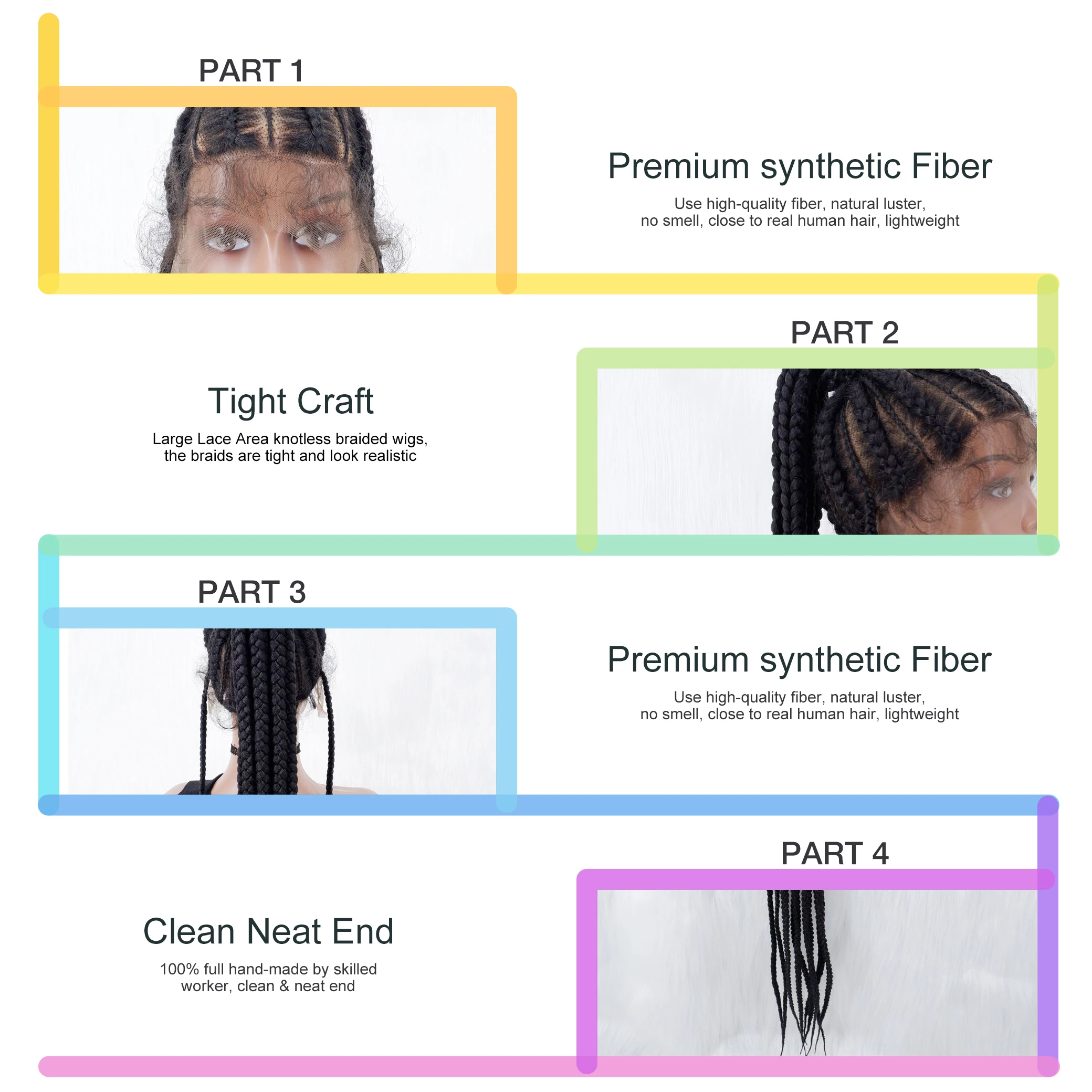 Рисунок 5 - Парик Akono Плетеный женский