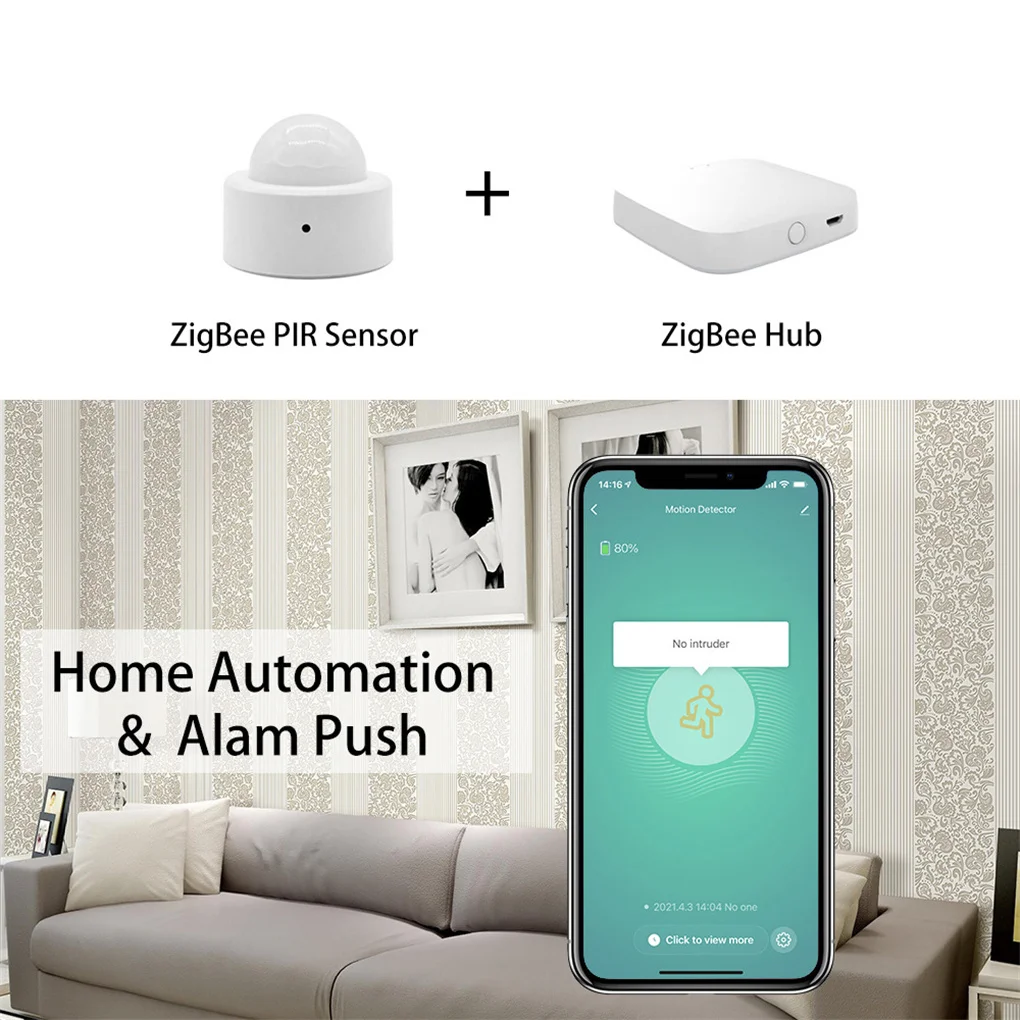 

Tuya Zigbee 3.0 Motion Detector WiFi Infrared Human Motion Sensor Home Office Wireless Movement Detector