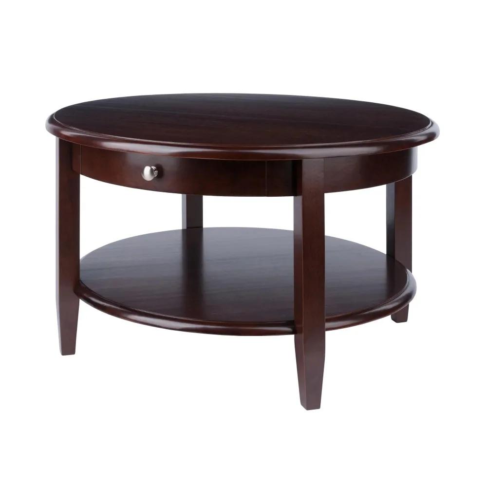 

Winsome Wood Concord Round Coffee Table, Walnut Finish
