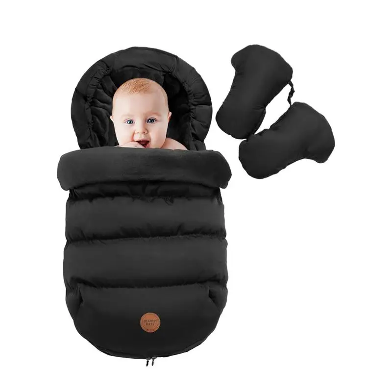 

Baby Stroller Sleeping Bag Newborn Windproof Cushion Footmuff Pram Sleepsacks Infant Winter Cart Sleep Sack Car Bags For Babies