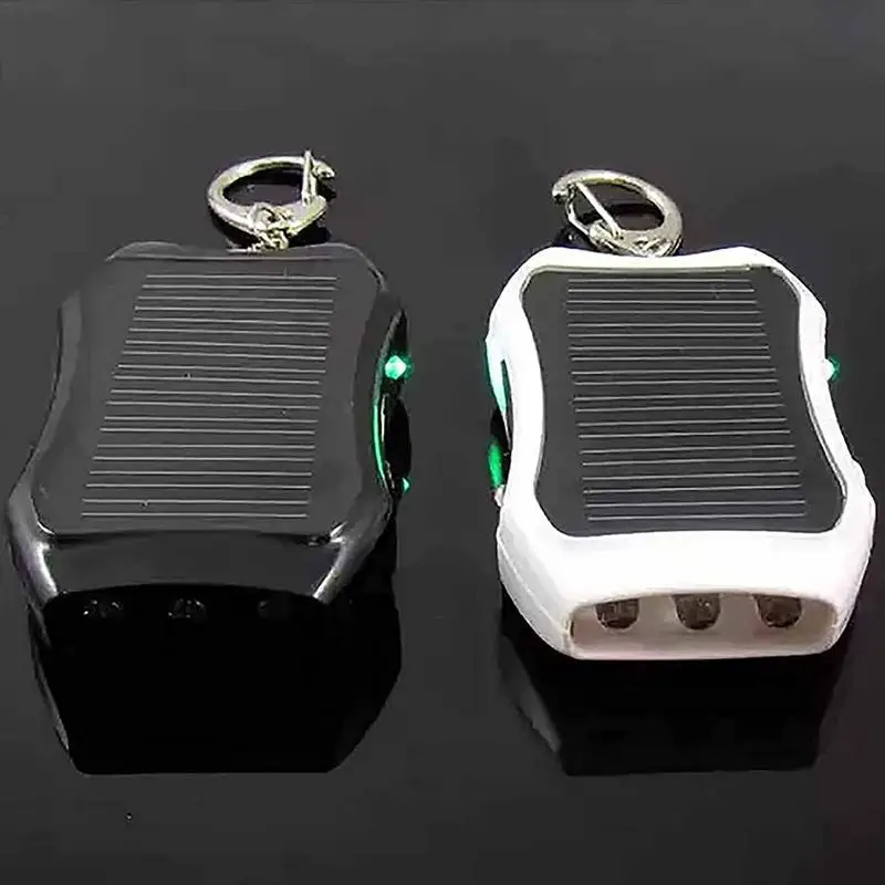 

1500mAh Solar Power Bank Mini Battery Charger Keychain For Cellphones Tablets Portable Outdoor Lamp Keychain Solar Charger Bank