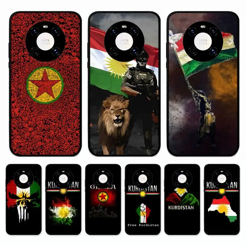 

Kurdistan Flag Phone Case for Huawei Mate 20 10 9 40 30 lite pro X Nova 2 3i 7se