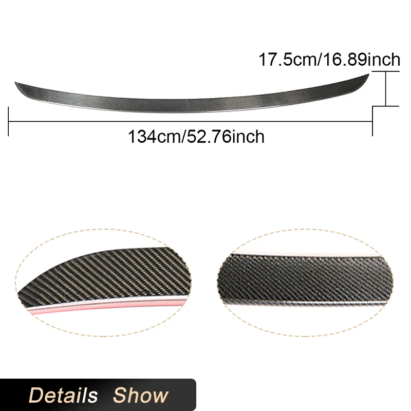 Автомобильный задний спойлер из углеродного волокна средний крылья для BMW X5 G05