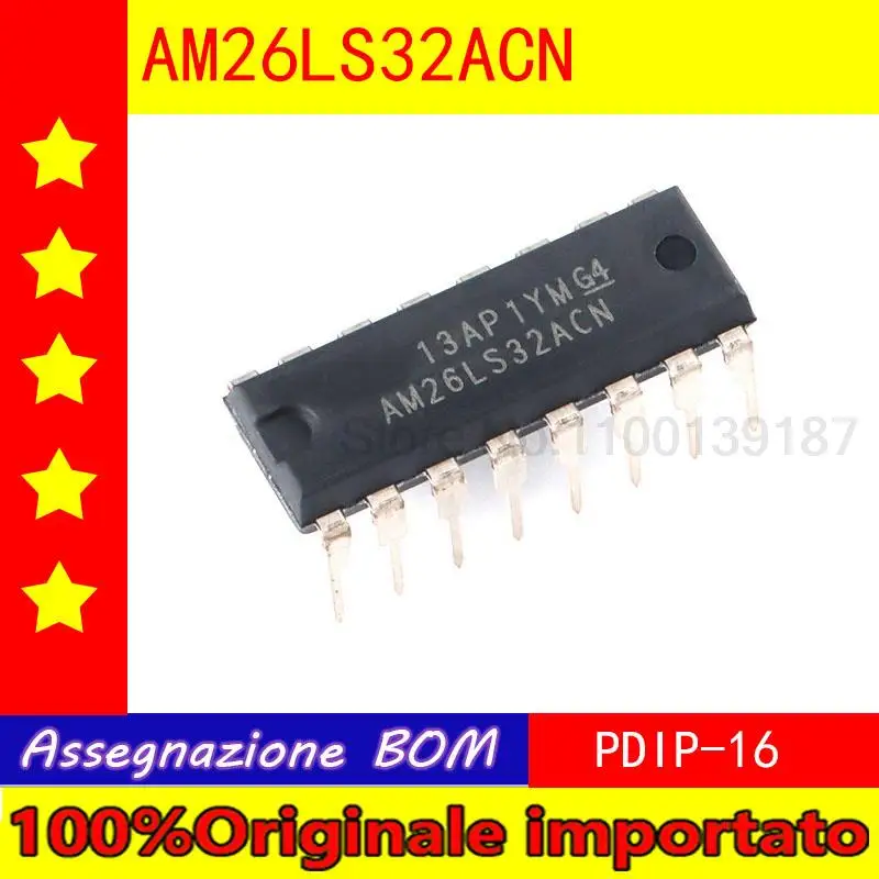 

100% Оригинальный импортный новый оригинальный четырехсторонний чип приемника дифференциальной линии AM26LS32ACN PDIP - 16