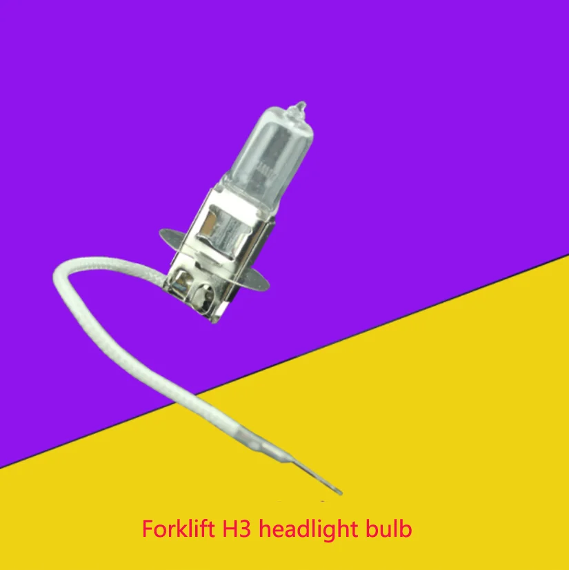 

Forklift Forward Headlights Light Bulb Spotlight/Flashlight H3 Big Light Bulb 12V/24V For Heli Hangcha Longgong