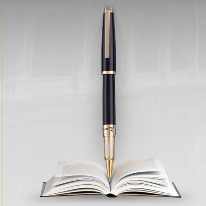 Picasso 918 Dreamy Polka Black with Gold Clip Roller Pen Noble Gift Box for Male and Female Business Office Pen