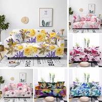 butterfly print sofa cover for living room 3d flower elastic slipcover sectional couch cover corner sofa cover 1234 seater