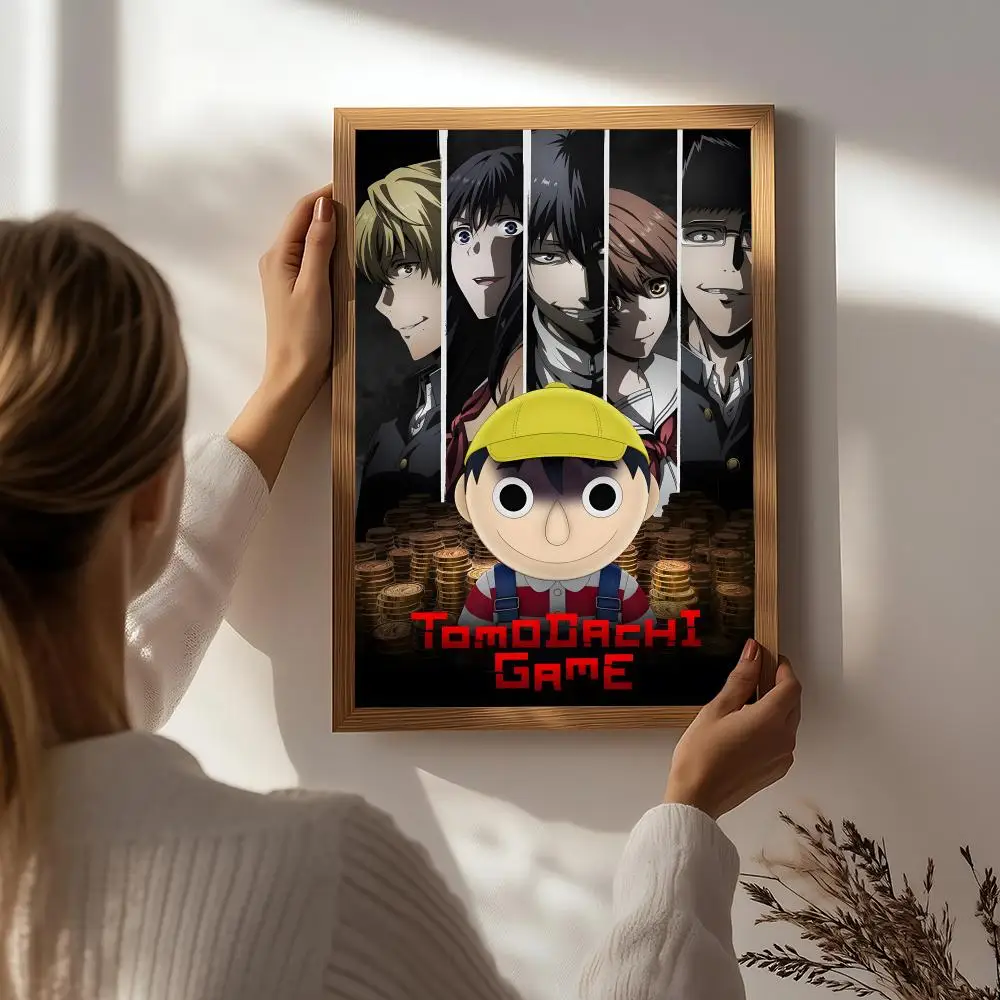 Постер с изображением аниме T-Tomodachi Game, HD, самоклеящийся, водонепроницаемый, настенный декор, идеально подходит для дома, офиса, общежития, спальни, отличный подарок (art.: 3920d9b63dab6) - 3920d9b63dab6