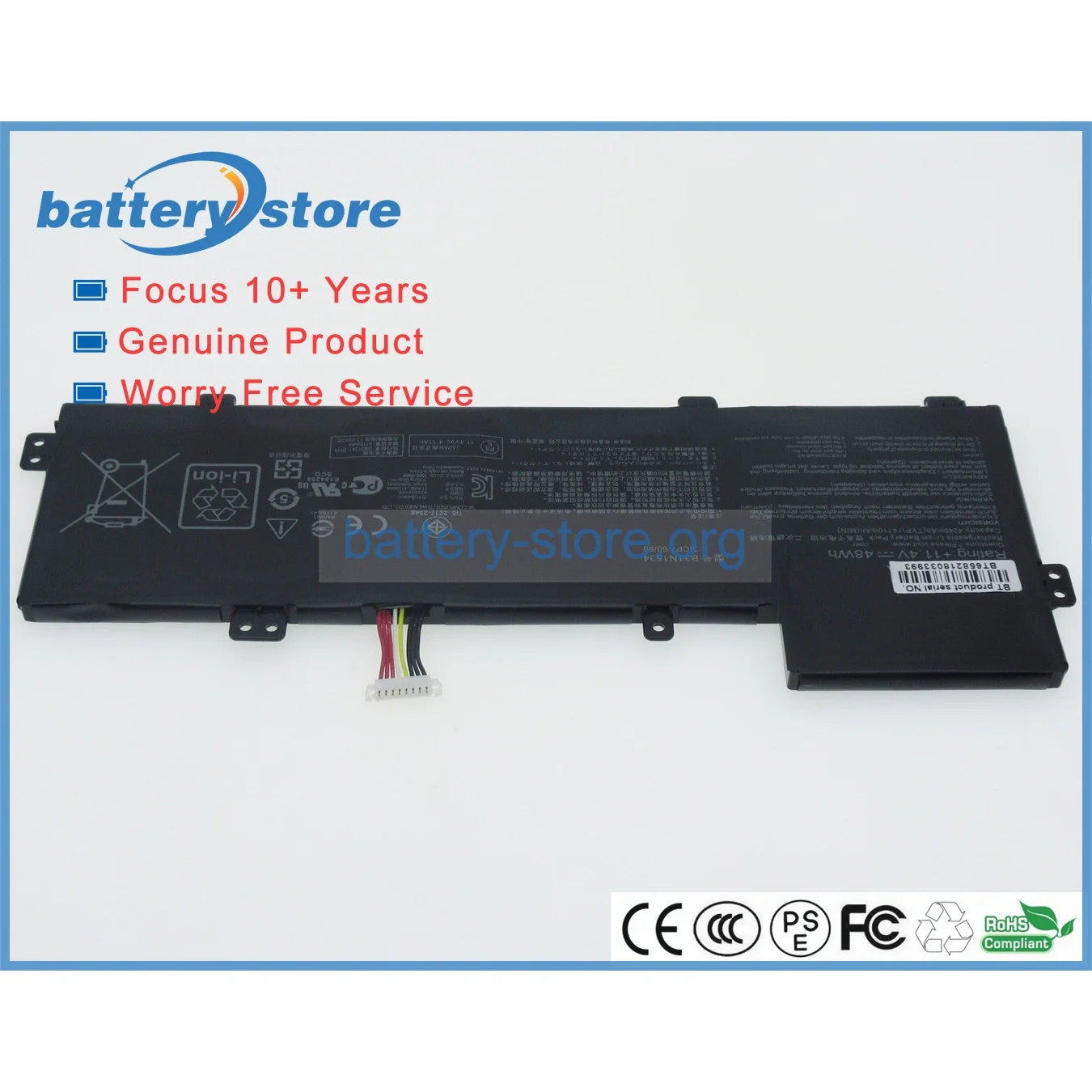 Оригинальные аккумуляторы для ноутбуков B31N1534 0B200-02030000 0B200-02030100 U5000 Zenbook UX510UW UX510UXK