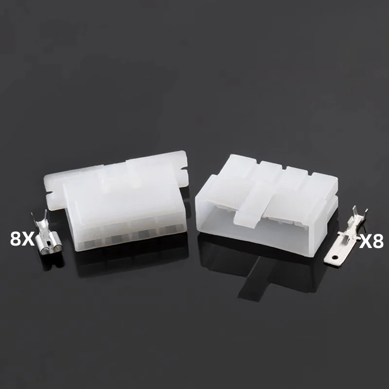 1-10 комплектов 8-контактный автомобильный незапечатанный разъем папа-мама серия 6
