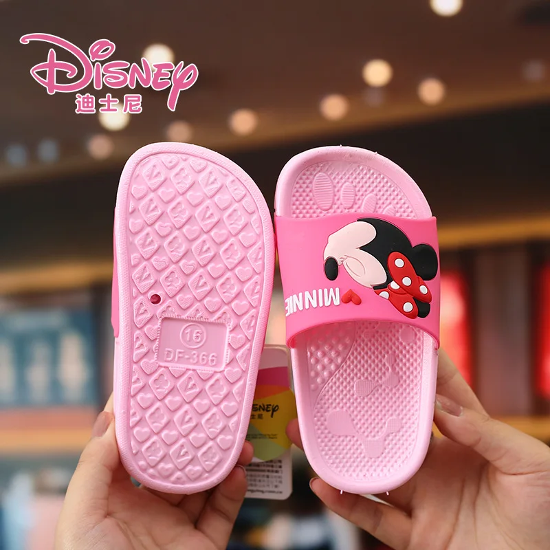 

Disney girl slippers children boys sandals and slippers wear Korean fashion indoor non-slip princess home shoes