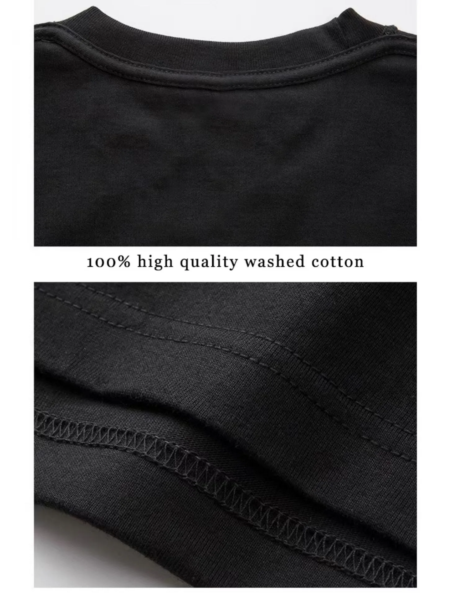 Nope Not Today Print 220g Cotton Short Sleeve Crew Neck Graphic T-Shirt Adult Tops for Men Women