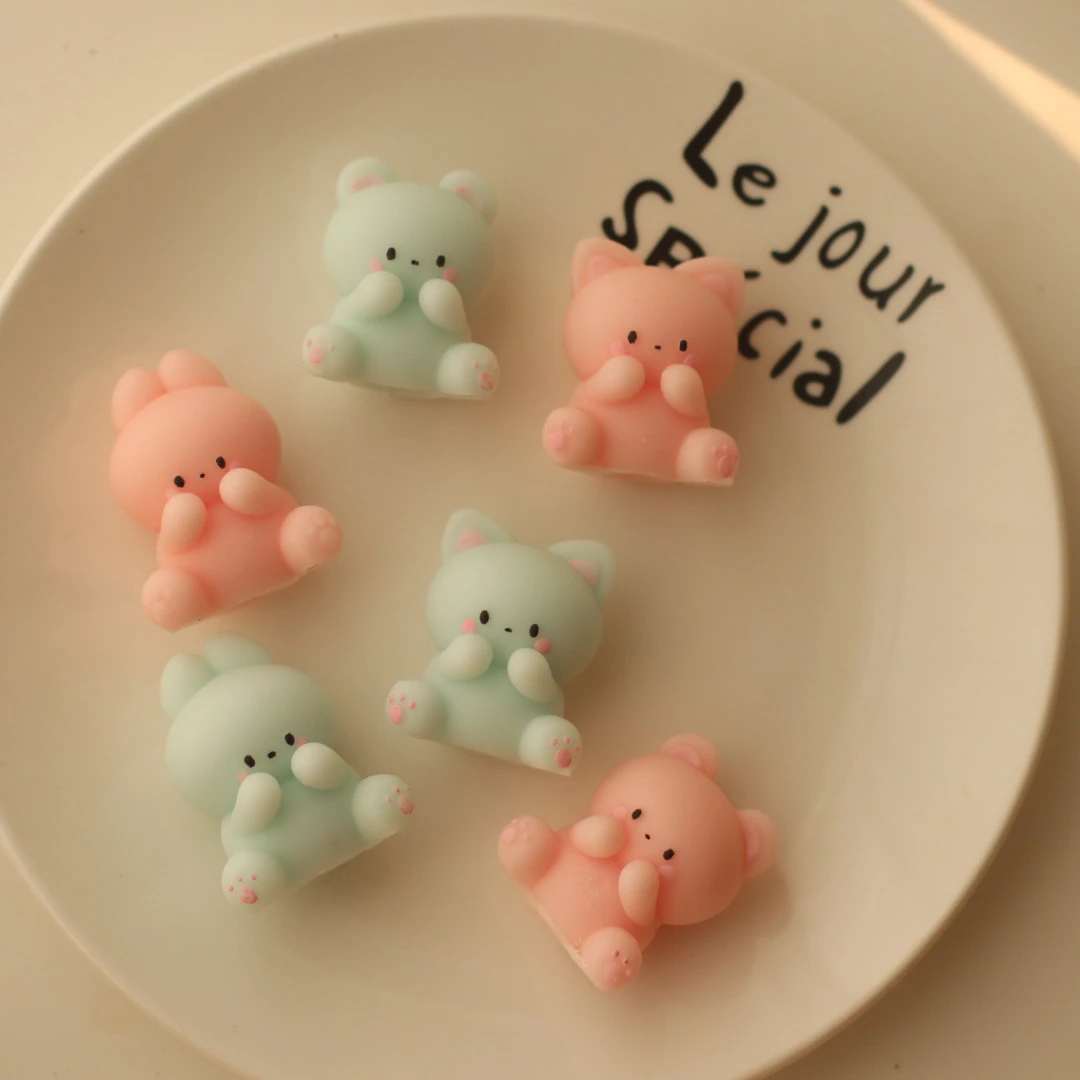 Силиконовая форма для мыла в форме милого котенка Пасхи DIY Ароматерапевтическая