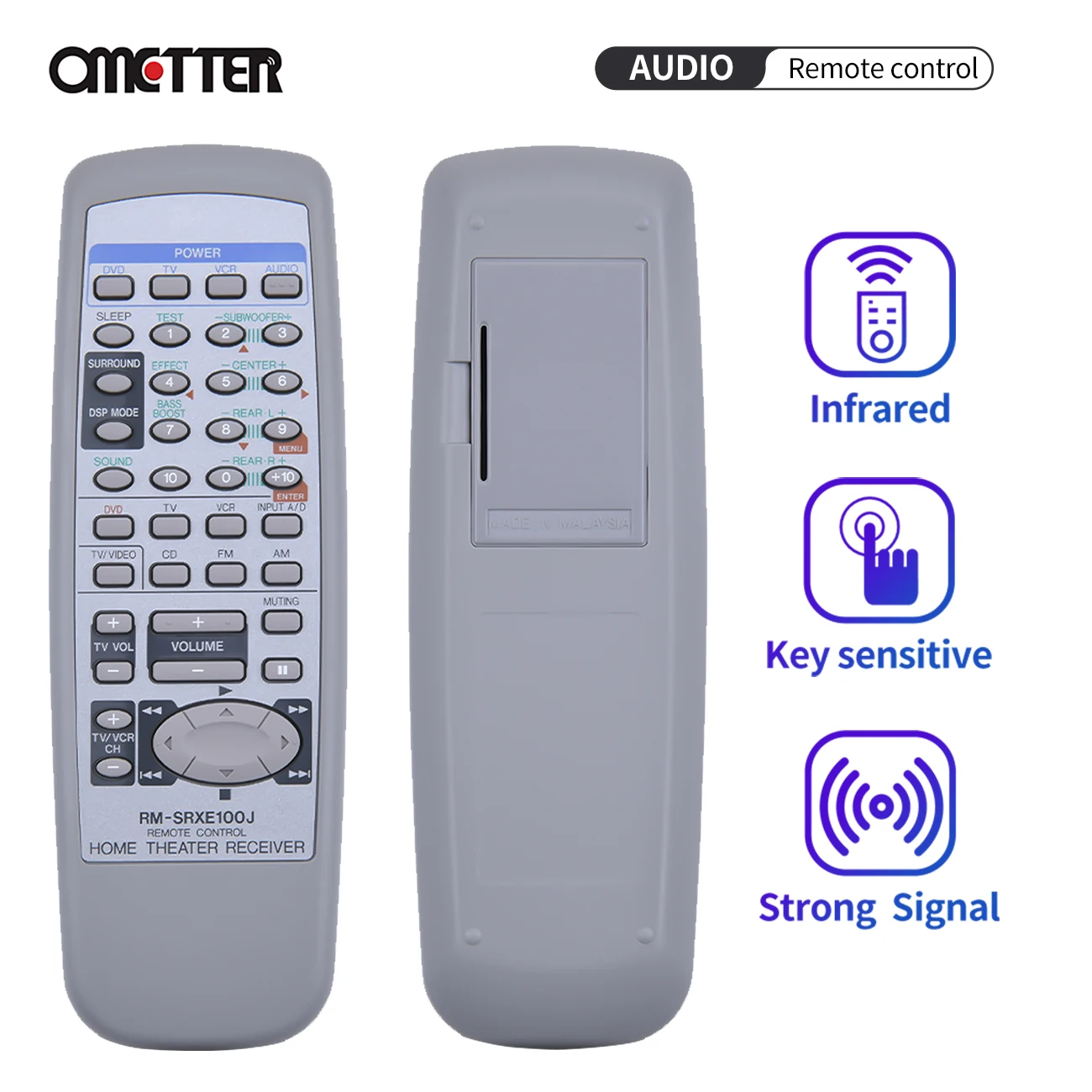 

New Remote Control RM-SRXE100J suitable for JVC Home Theater Receiver