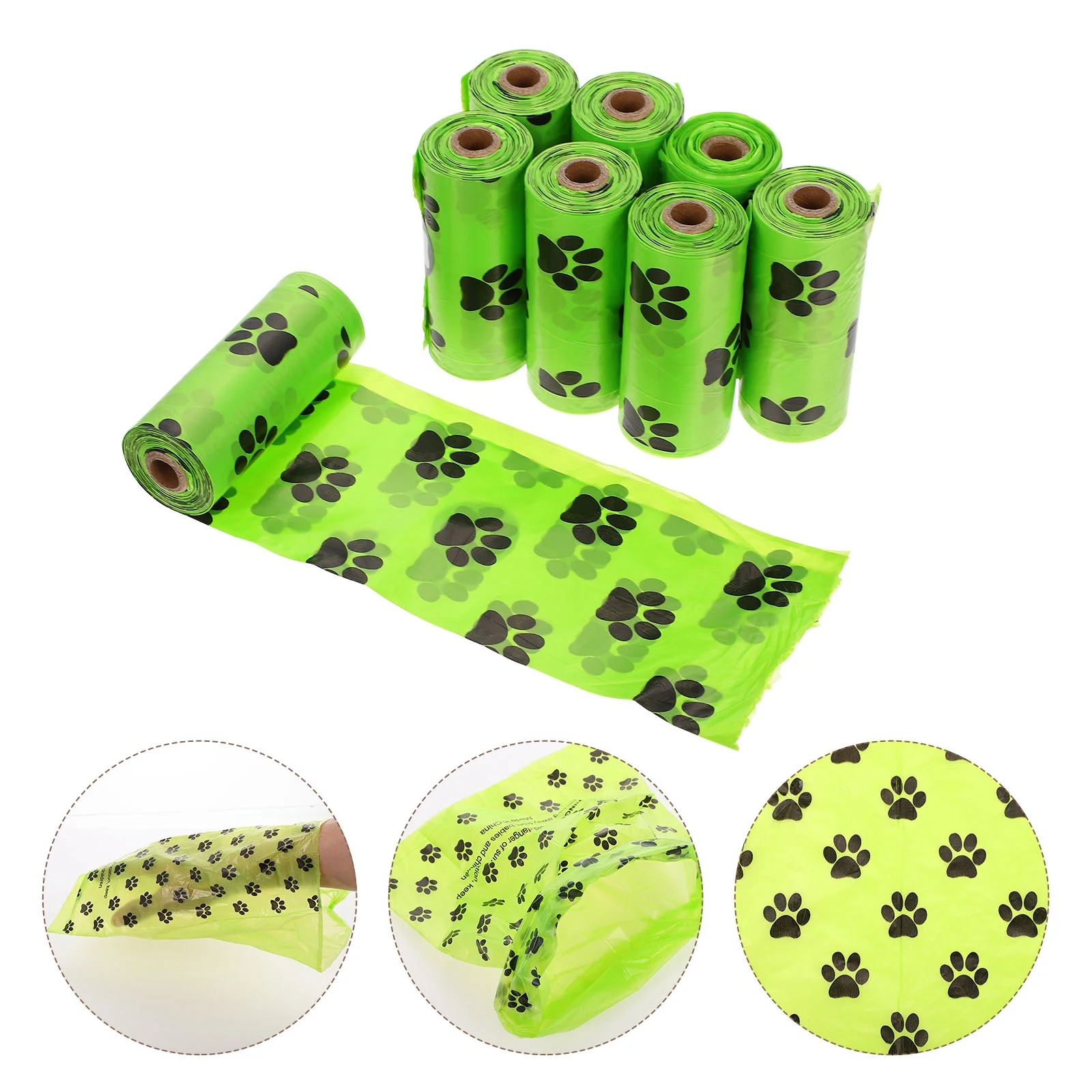 

8 рулонов, одноразовые мешки для собачьего Убора