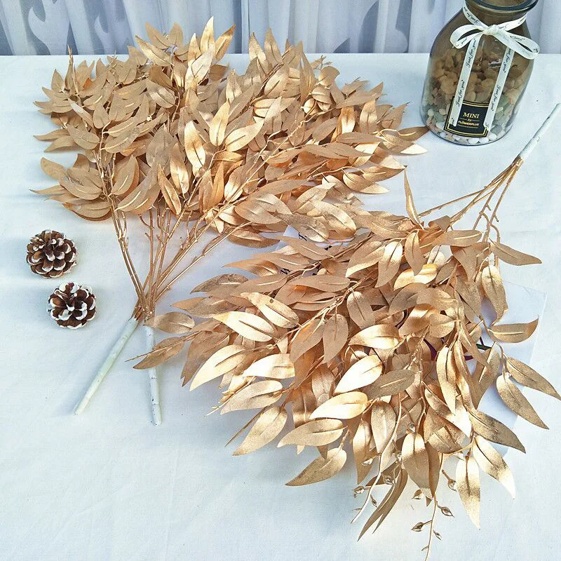 

Fake Green Willow Rattan Artificial Green Leaves Greenery Lvy Vine Flower Garland, Home Hotel Office Wedding Party Garden Decor