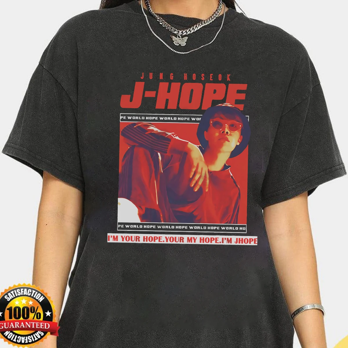 Крутая женская футболка с надписью Kpop Group футболки Hope World J топы в стиле Харадзюку |