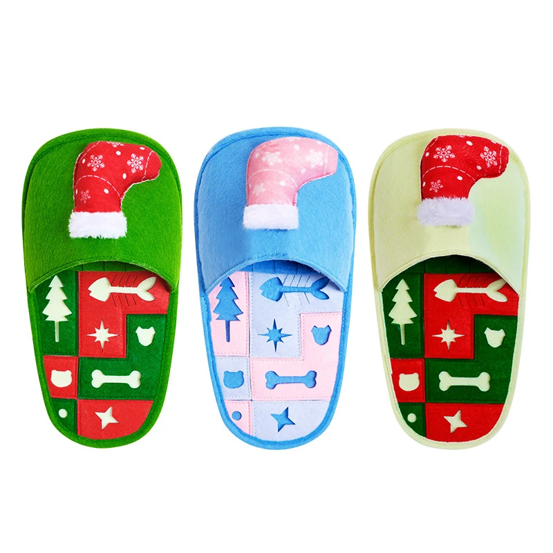 

Funny Dog Toys Practical Slippers Bite-resistant Pet Sniffing Chewing Toys Molar Teeth IQ Training Leaking Food Interactive