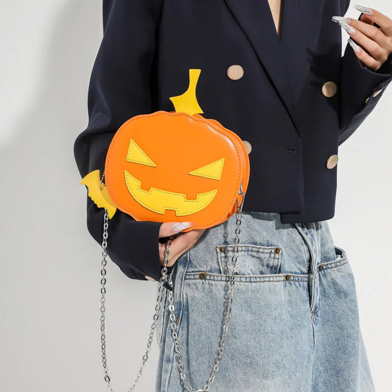 

Мультяшный кошелек на Хэллоуин для женщин, новейшая милая сумка с демоном, новинка, забавная сумка-мессенджер на плечо, сумка через плечо из искусственной кожи